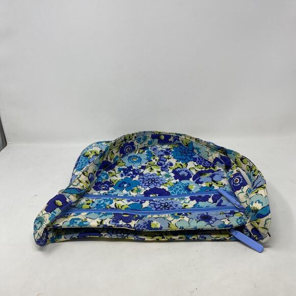 Vera Bradley Triple Zip Hipster Crossbody Bag Blueberry Blooms. - Picture 6 of 6